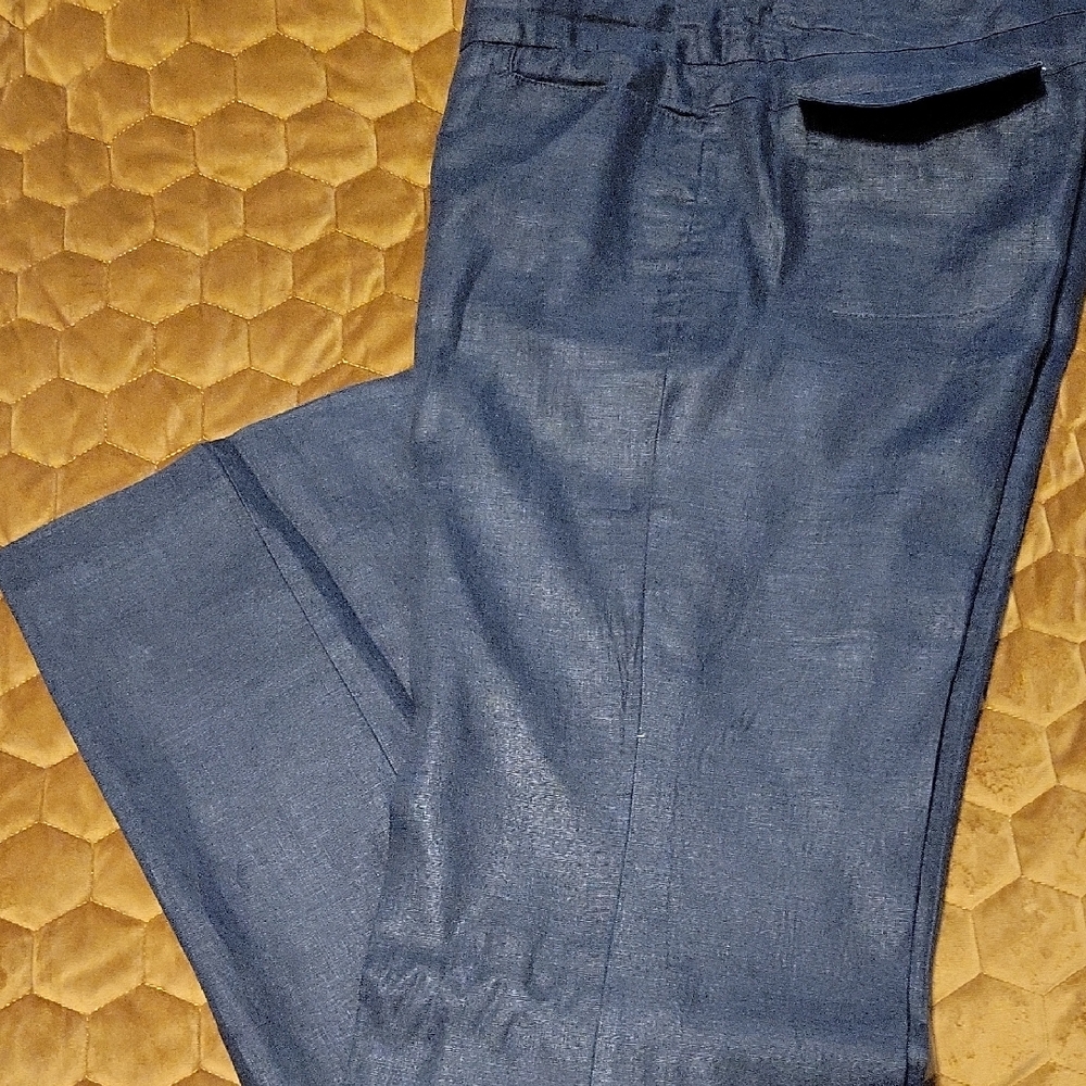 Merona Deep Blue Linen Pant